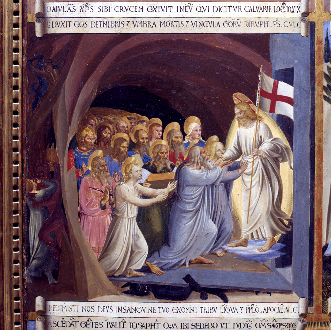 discesa di Cristo al limbo (dipinto) di Giovanni da Fiesole detto Beato Angelico (e aiuti) (sec. XV)