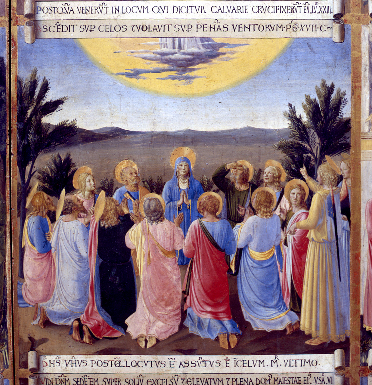 ascensione di Cristo (dipinto) di Giovanni da Fiesole detto Beato Angelico (e aiuti) (sec. XV)