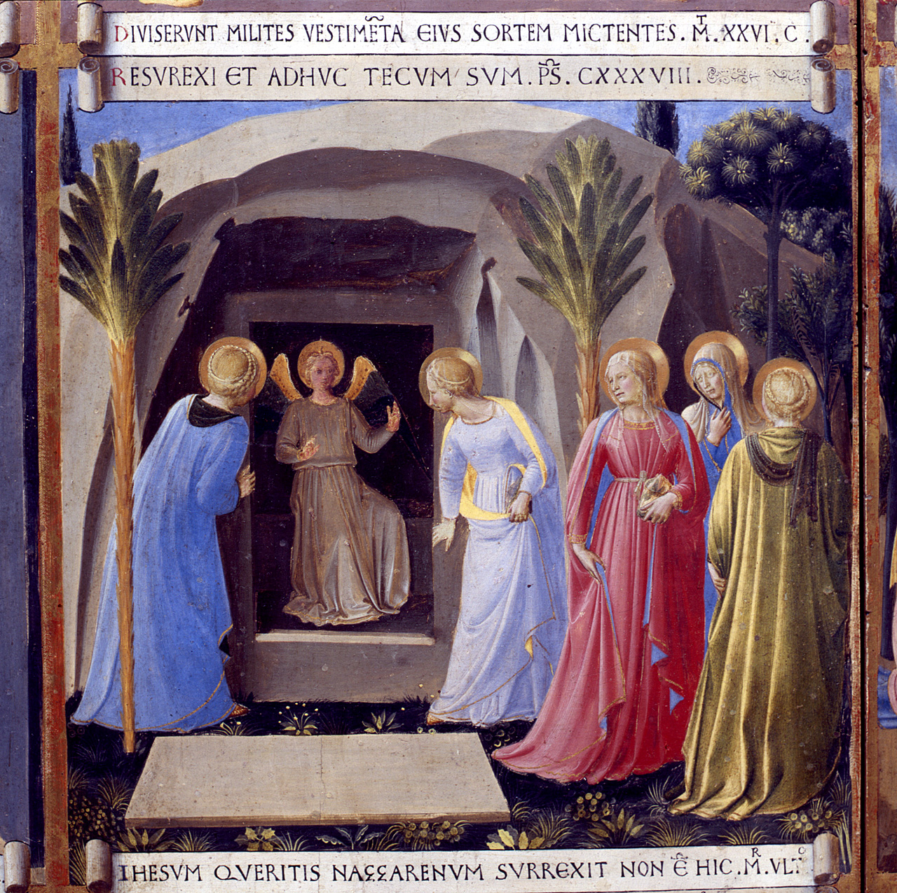 pie donne al sepolcro (dipinto) di Giovanni da Fiesole detto Beato Angelico (e aiuti) (sec. XV)