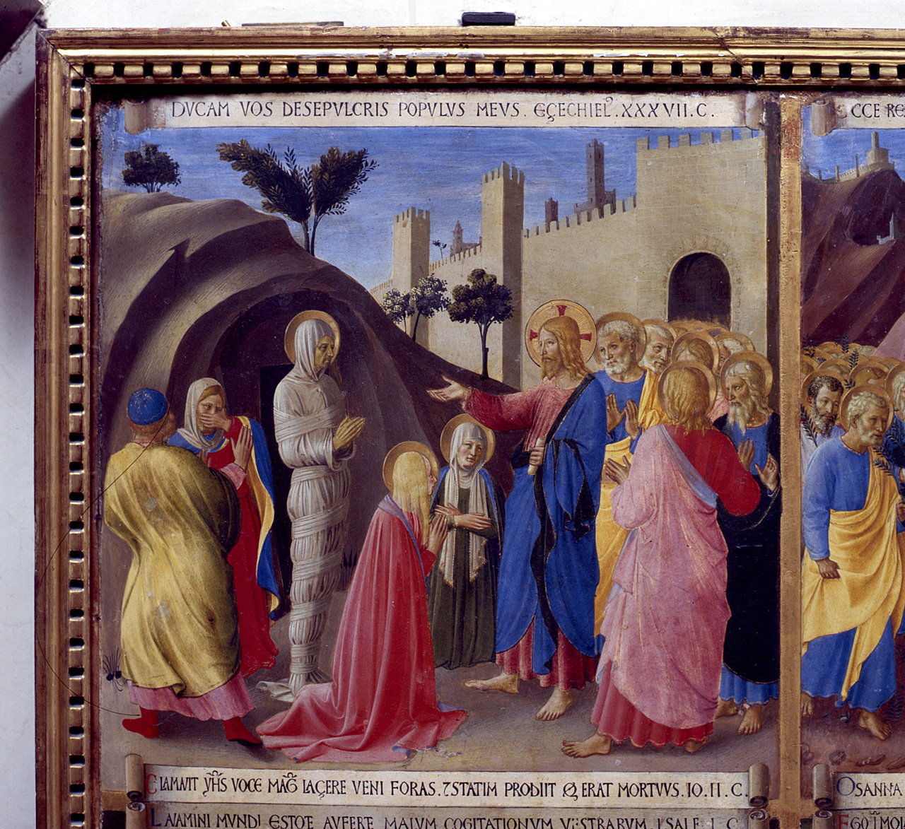 resurrezione di Lazzaro (dipinto) di Giovanni da Fiesole detto Beato Angelico (e aiuti) (sec. XV)