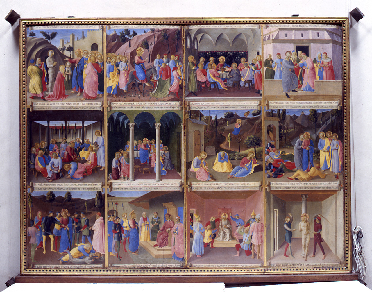 episodi del Nuovo Testamento (pannello) di Giovanni da Fiesole detto Beato Angelico (e aiuti) (sec. XV)