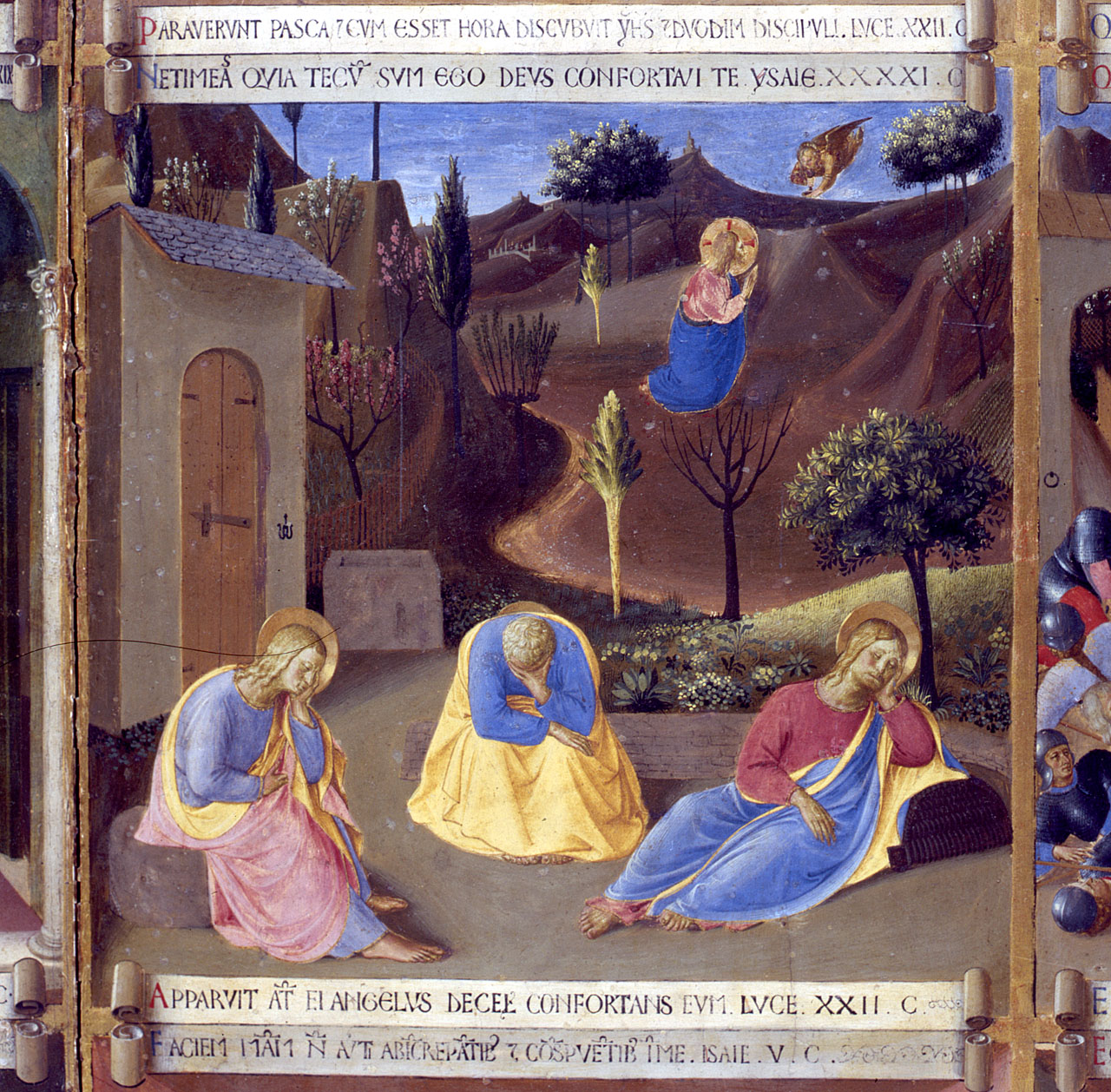 orazione di Cristo nell'orto di Getsemani (dipinto) di Giovanni da Fiesole detto Beato Angelico (e aiuti) (sec. XV)