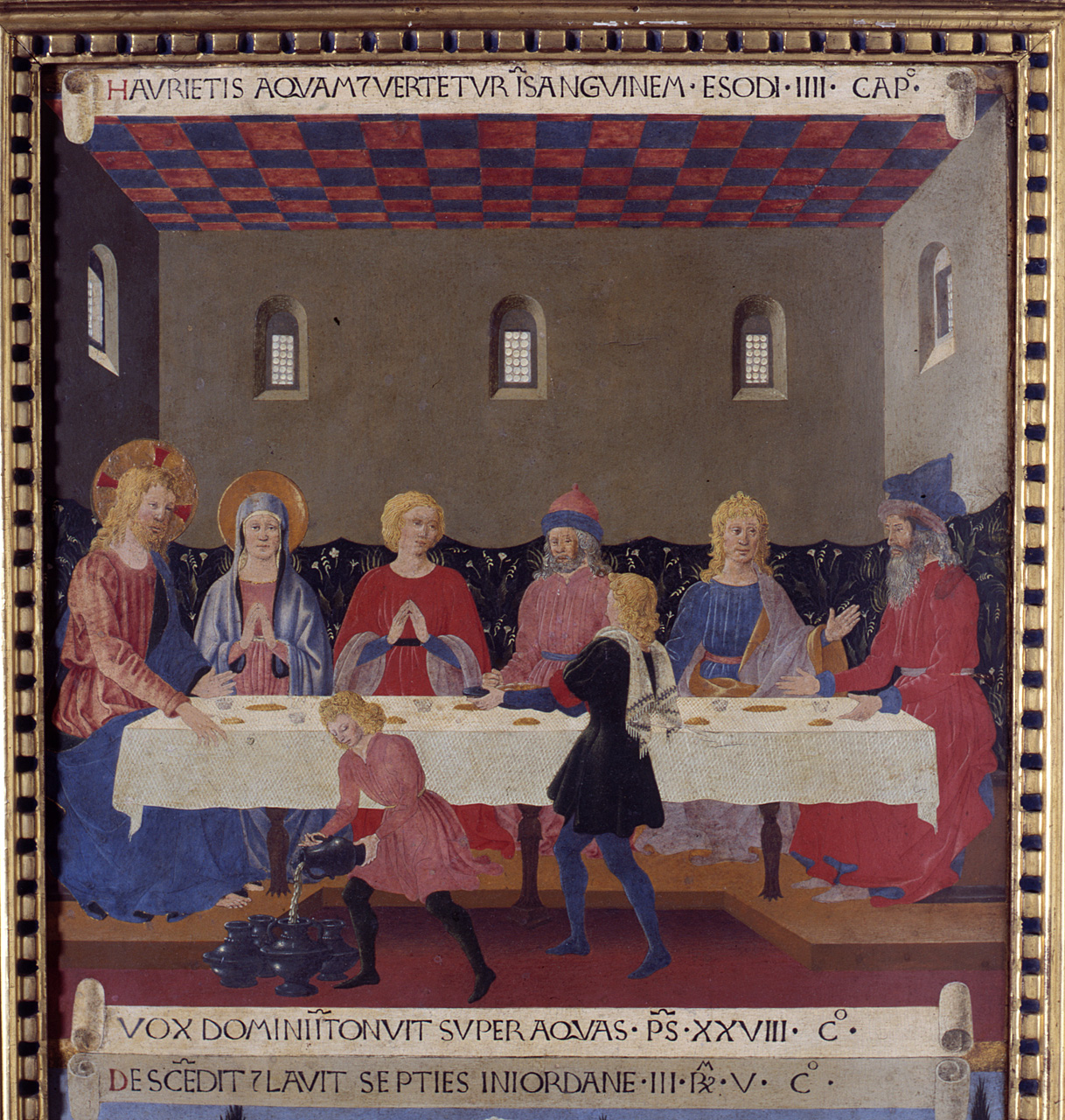 nozze di Cana (dipinto) di Baldovinetti Alessio (sec. XV)