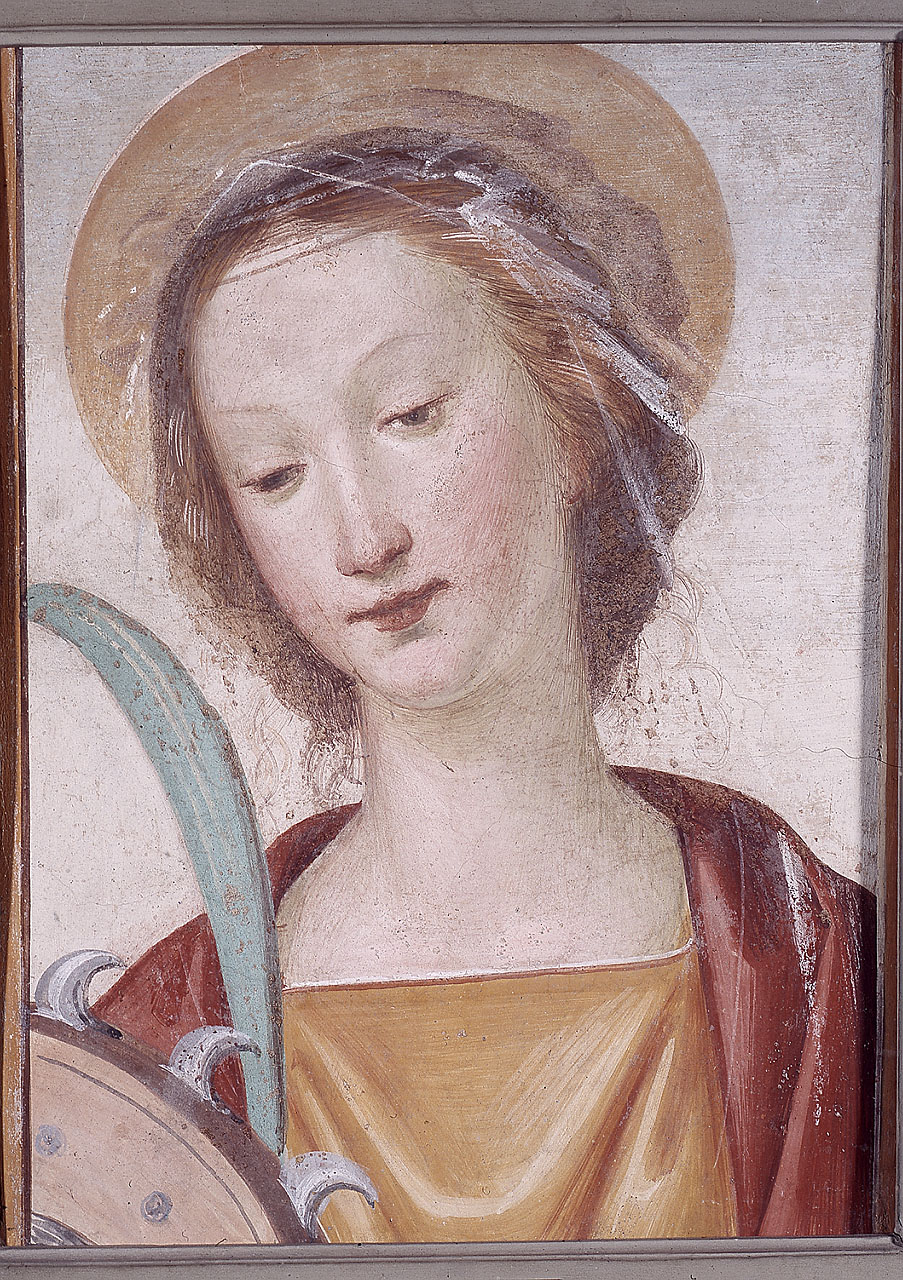 Santa Caterina d'Alessandria (dipinto) di Della Porta Bartolomeo detto Fra Bartolomeo (sec. XVI)