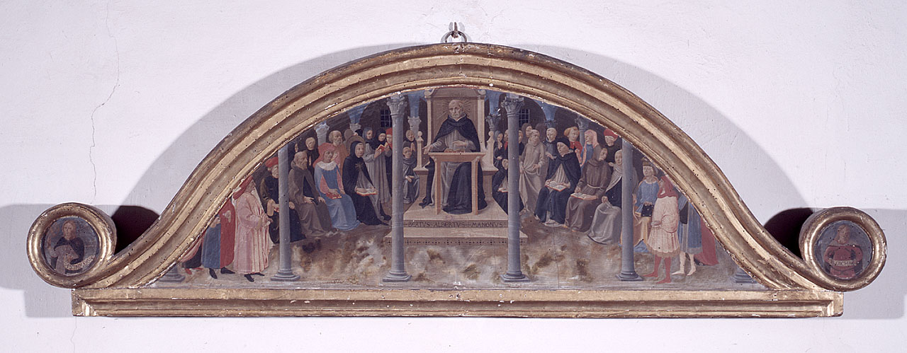 scuola del beato Alberto Magno (dipinto) di Giovanni da Fiesole detto Beato Angelico (e aiuti) (sec. XV)