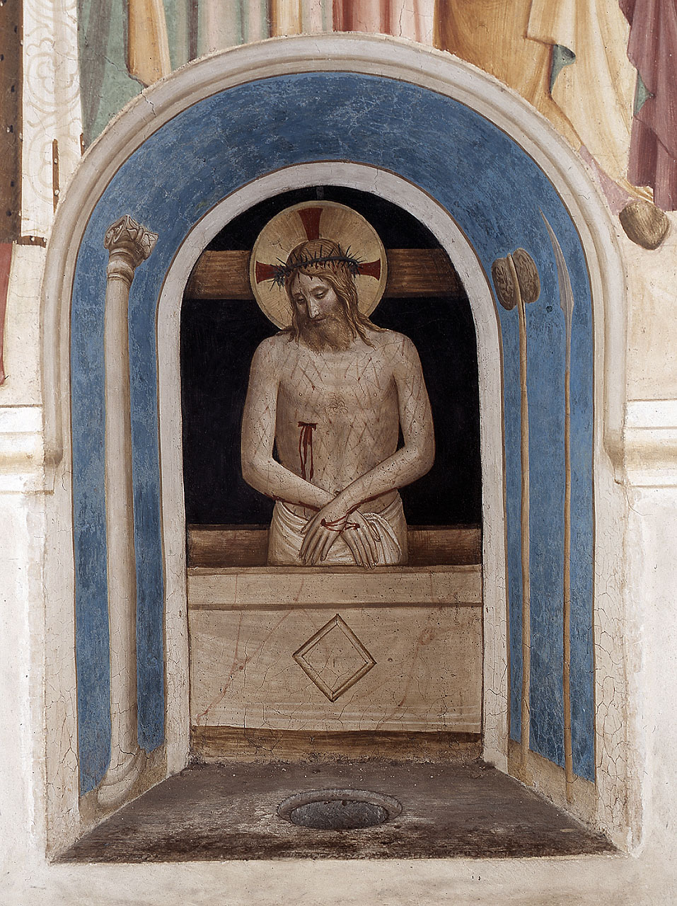 Cristo in pietà (dipinto) di Giovanni da Fiesole detto Beato Angelico (sec. XV)