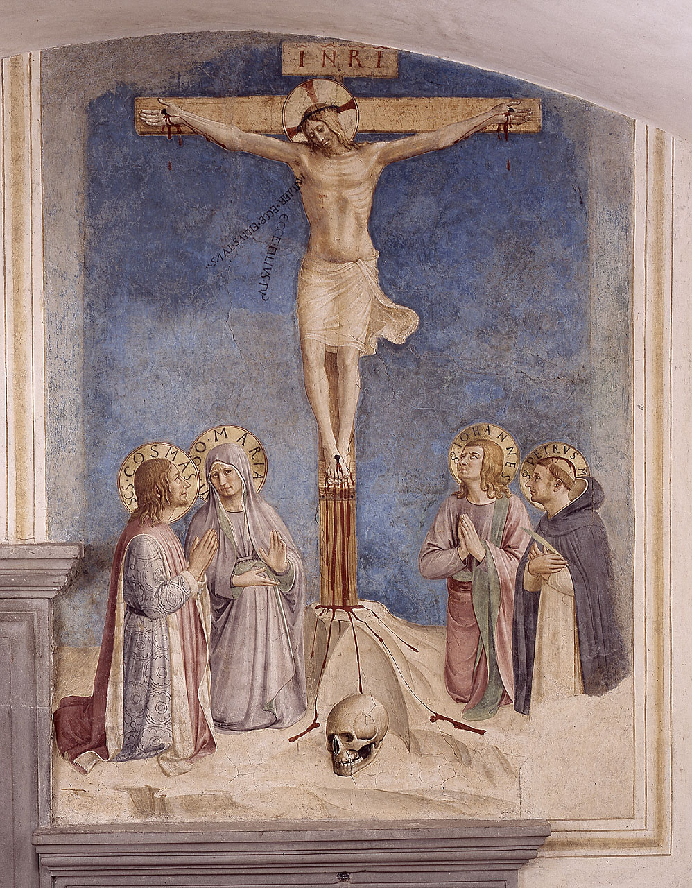 crocifissione di Cristo con la Madonna e santi (dipinto) di Giovanni da Fiesole detto Beato Angelico (secondo quarto sec. XV)
