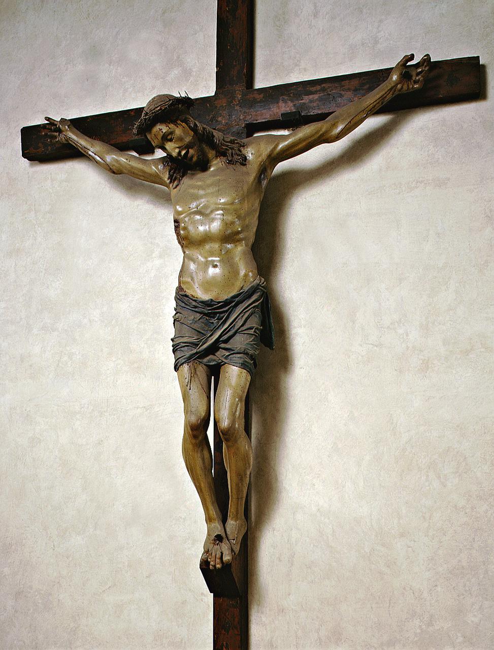 Cristo crocifisso (crocifisso) di Baccio da Montelupo (fine sec. XV)