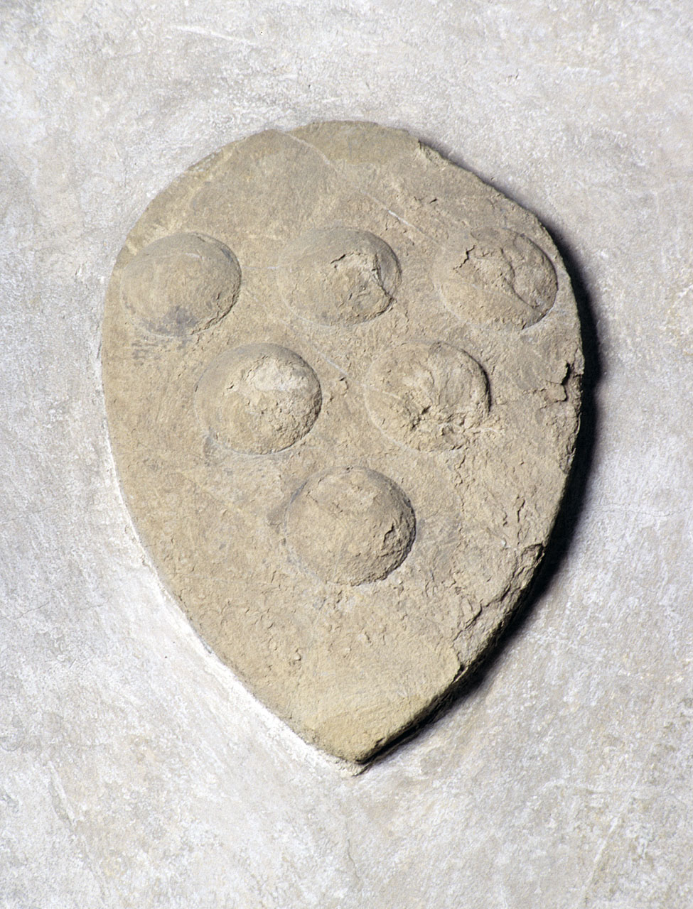 stemma gentilizio della famiglia Medici (rilievo, serie) di Michelozzi Michelozzo (sec. XV)