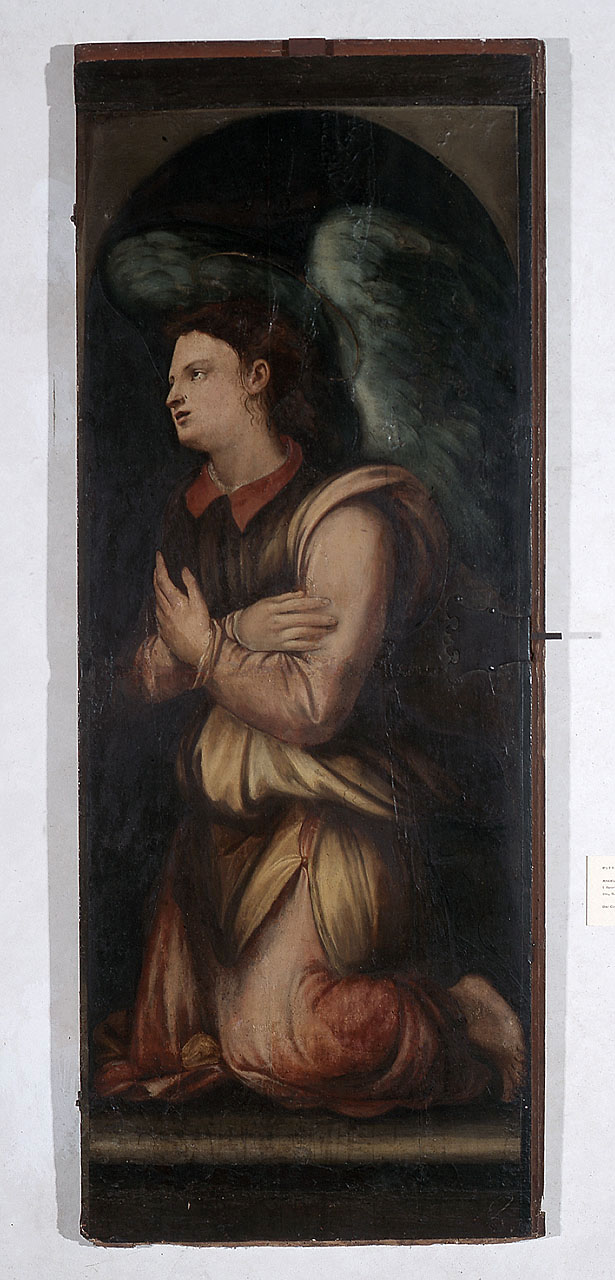angelo (sportello di tabernacolo) di Della Porta Bartolomeo detto Fra Bartolomeo (maniera) (prima meta' sec. XVI)