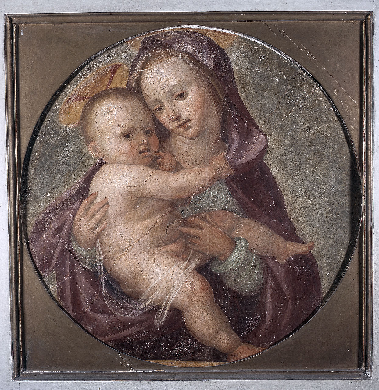 Madonna con Bambino (dipinto) di Della Porta Bartolomeo detto Fra Bartolomeo (sec. XVI)