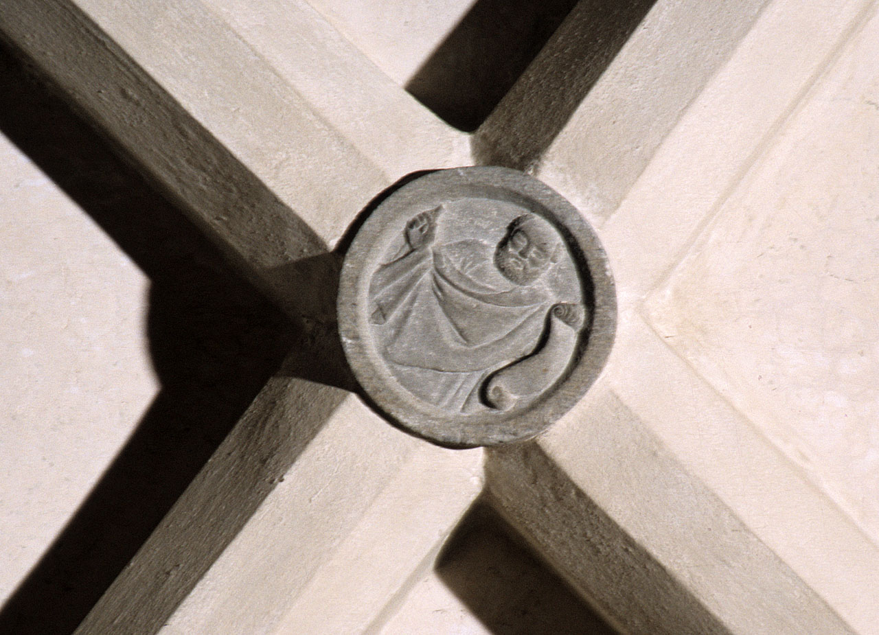 frate domenicano (chiave di volta) di Michelozzi Michelozzo (sec. XV)