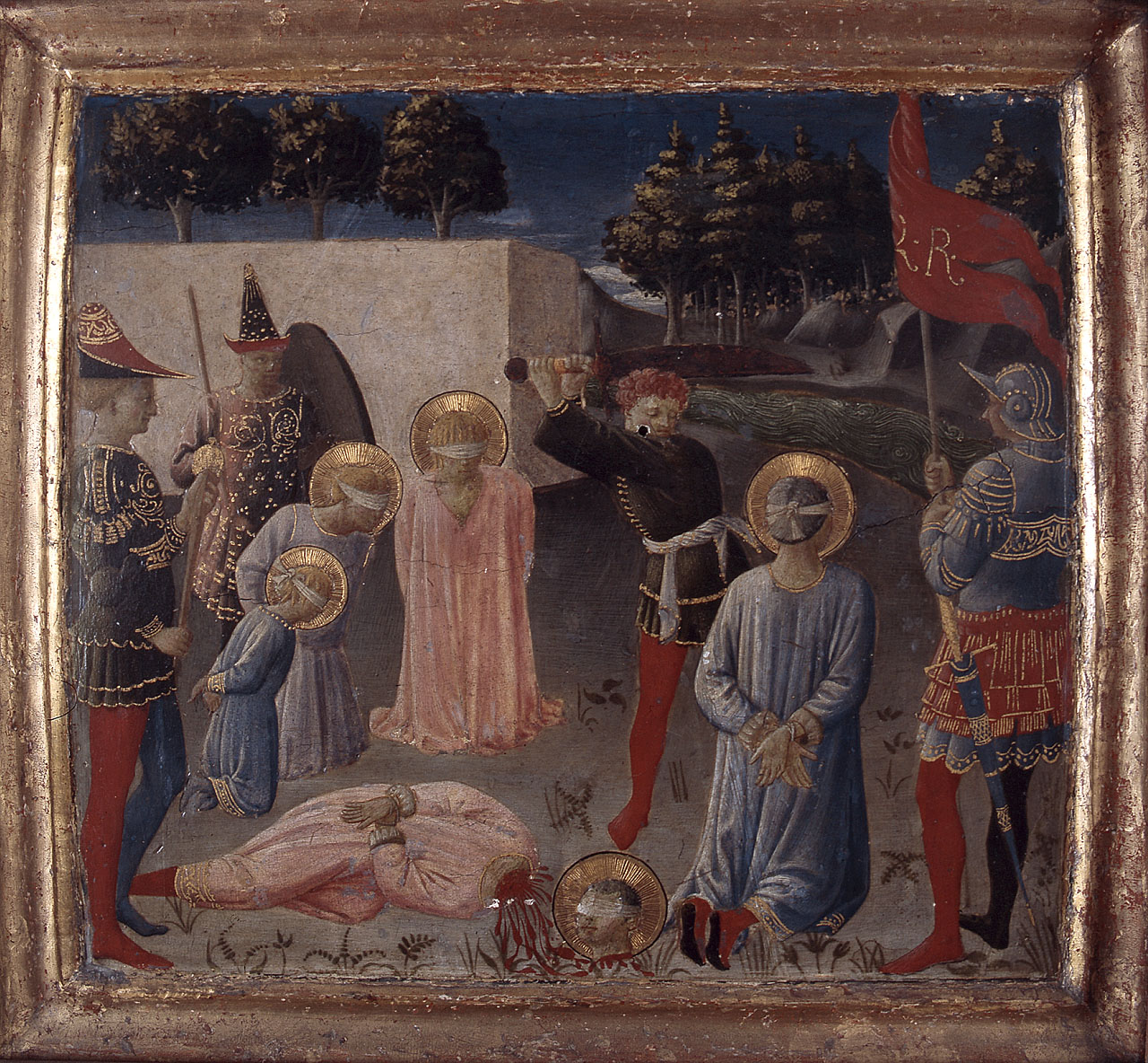 martirio di San Cosma e San Damiano (scomparto di predella) di Giovanni da Fiesole detto Beato Angelico (secondo quarto sec. XV)