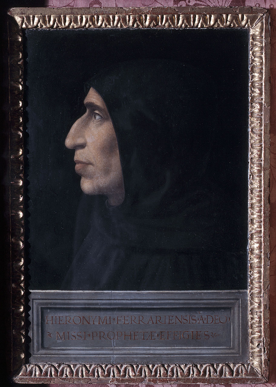 ritratto di Girolamo Savonarola (dipinto) di Della Porta Bartolomeo detto Fra Bartolomeo (ultimo quarto sec. XV)