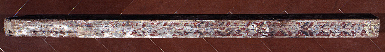 motivo decorativo (trave, frammento) - bottega fiorentina (sec. XV)