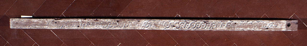 motivo decorativo (trave, frammento) - bottega fiorentina (sec. XV)