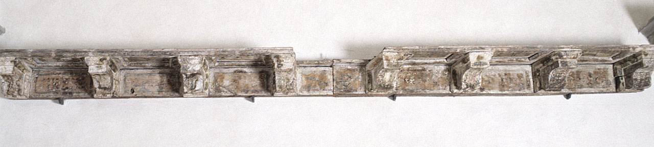 cornice architettonica - bottega fiorentina (seconda metà sec. XV)