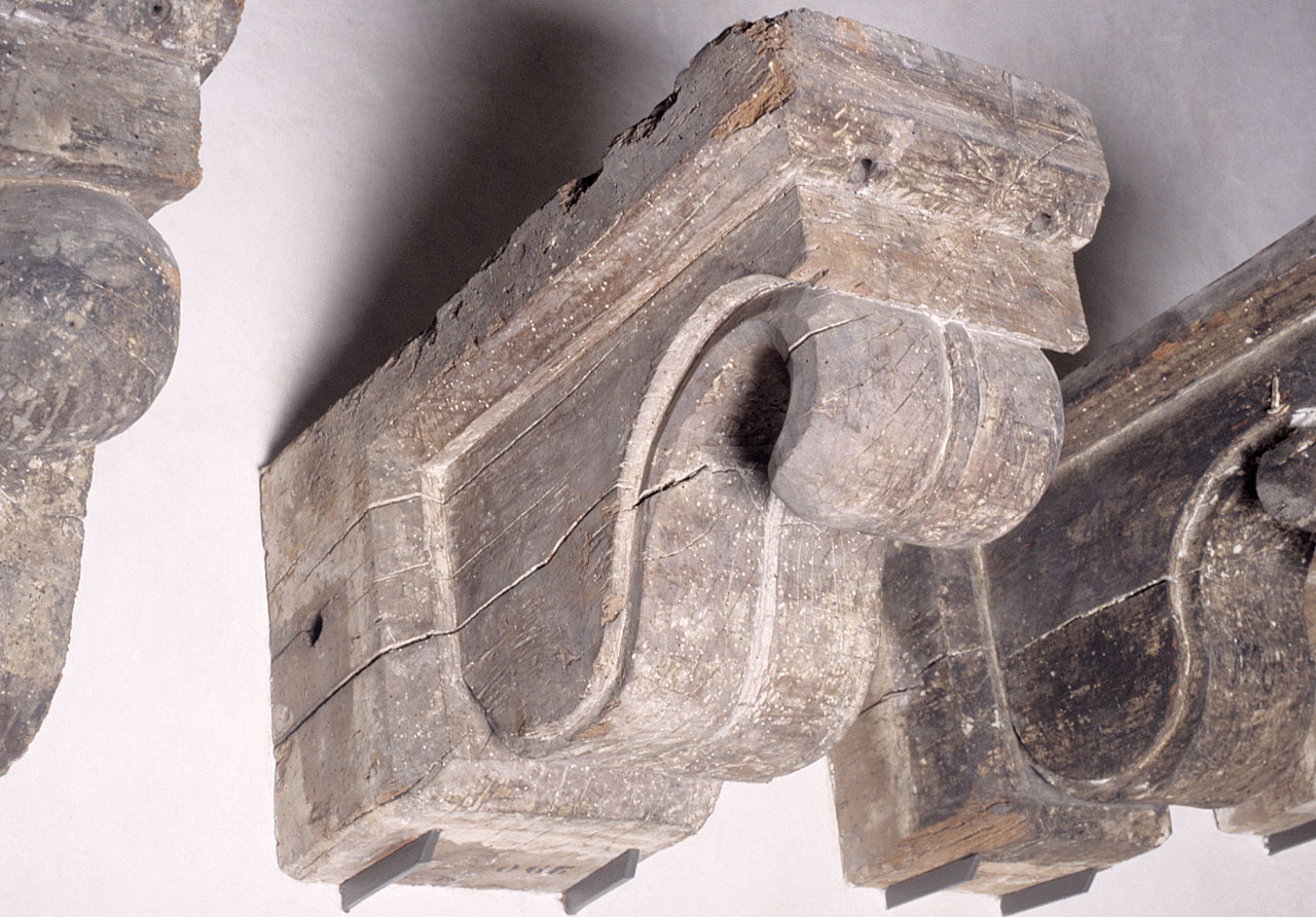 mensola architettonica - bottega fiorentina (fine/ inizio secc. XIV/ XV)