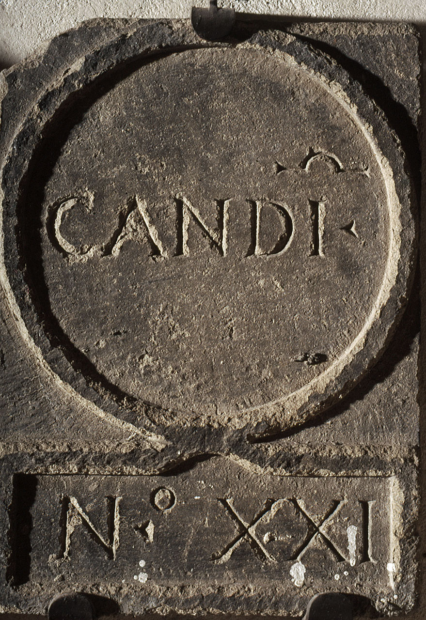 insegna di S. Maria di Candeli (rilievo) - bottega fiorentina (sec. XVI)