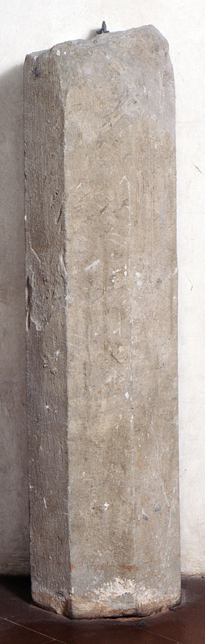 pilastro, frammento - bottega fiorentina (sec. XIV)