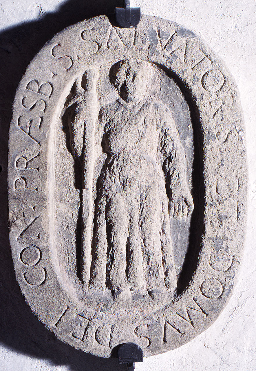 stemma della Compagnia di Cristo Pellegrino (rilievo) - bottega fiorentina (?) (sec. XVII)