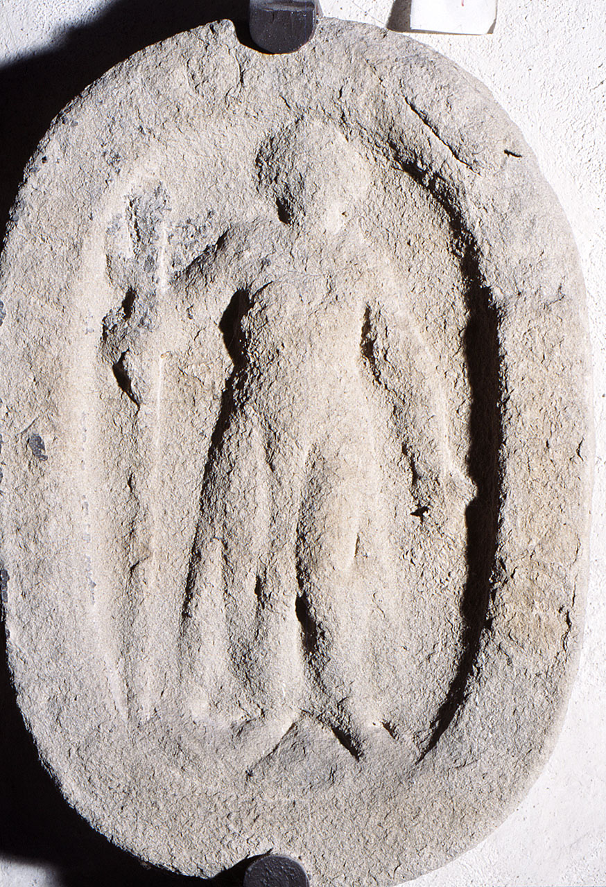 emblema della Compagnia di Cristo Pellegrino (rilievo) - bottega fiorentina (?) (sec. XVII)