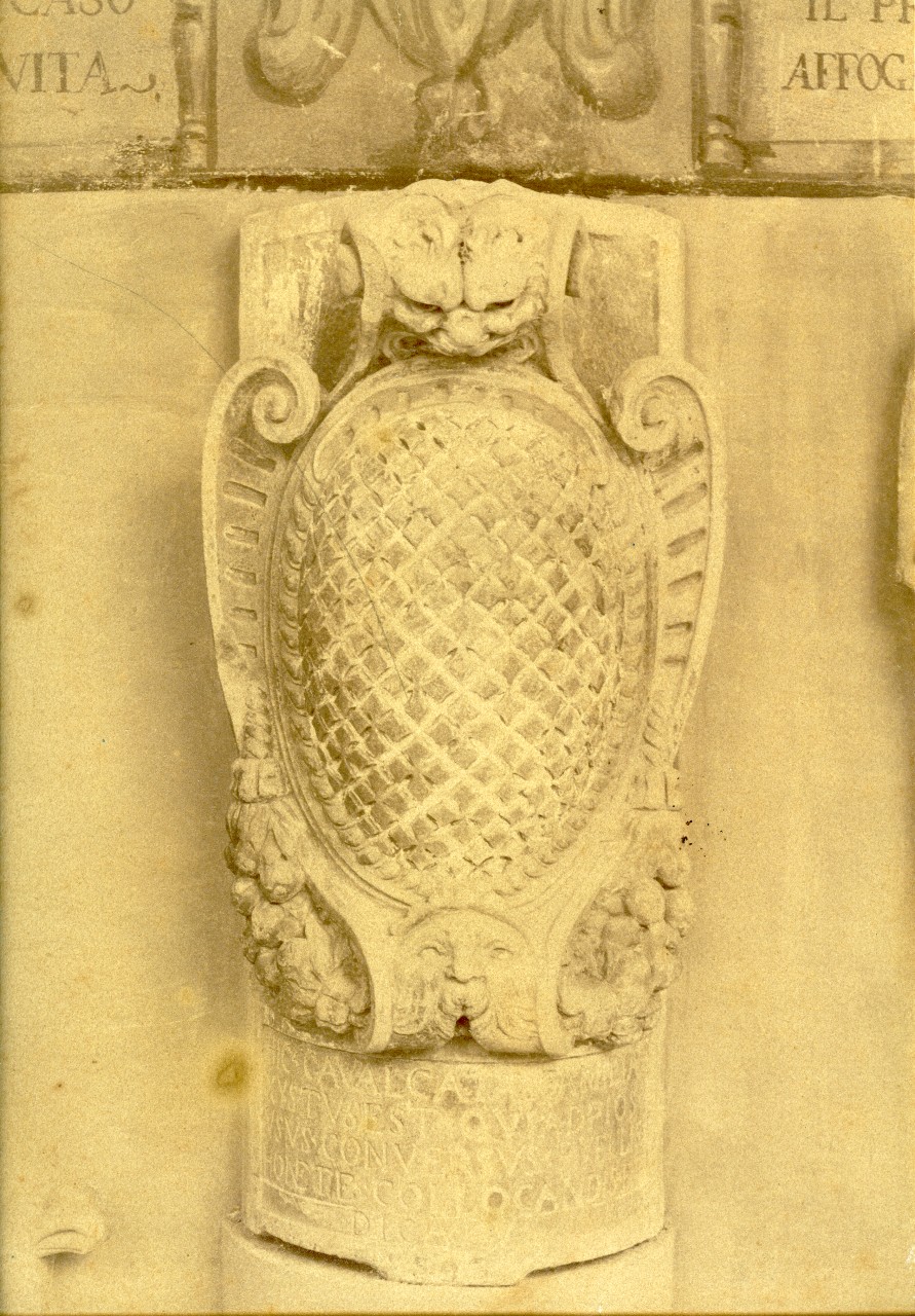 Stemma in pietra - scultura (positivo) di Gabinetto fotografico del Polo Museale Forentino (inizio XX)