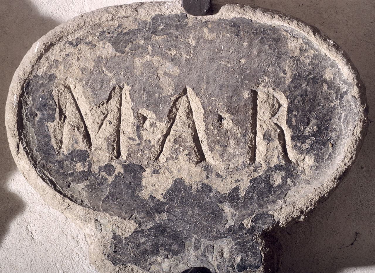 emblema del monastero dell'arcangelo Raffaele (rilievo) - bottega fiorentina (?) (seconda metà sec. XVI)