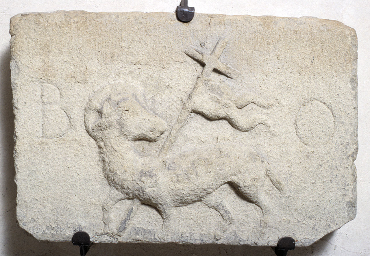 stemma dell'Arte della Lana (rilievo) - bottega fiorentina (sec. XV)