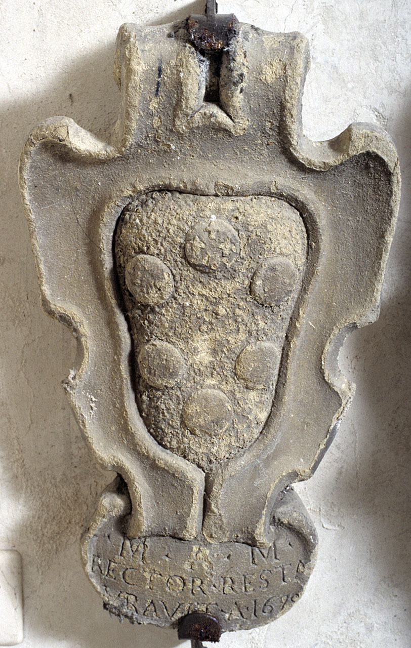 stemma gentilizio della famiglia Medici (rilievo) - bottega fiorentina (sec. XVII)