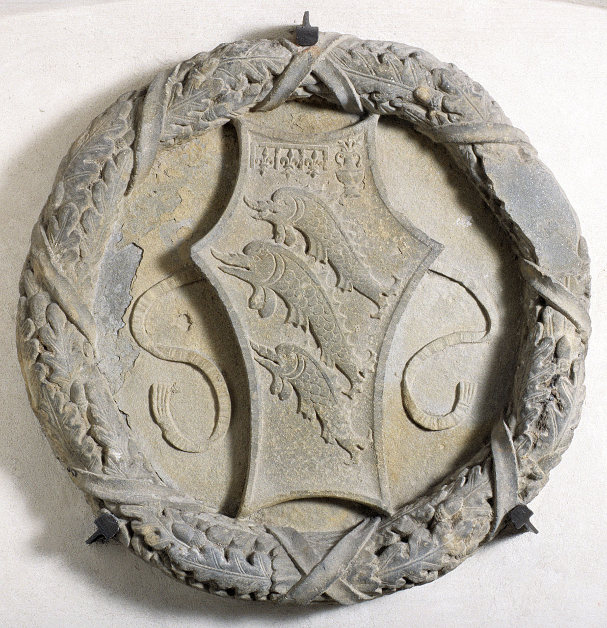 stemma gentilizio della famiglia Pandolfini (rilievo) di Rossellino Bernardo (ultimo quarto sec. XV)