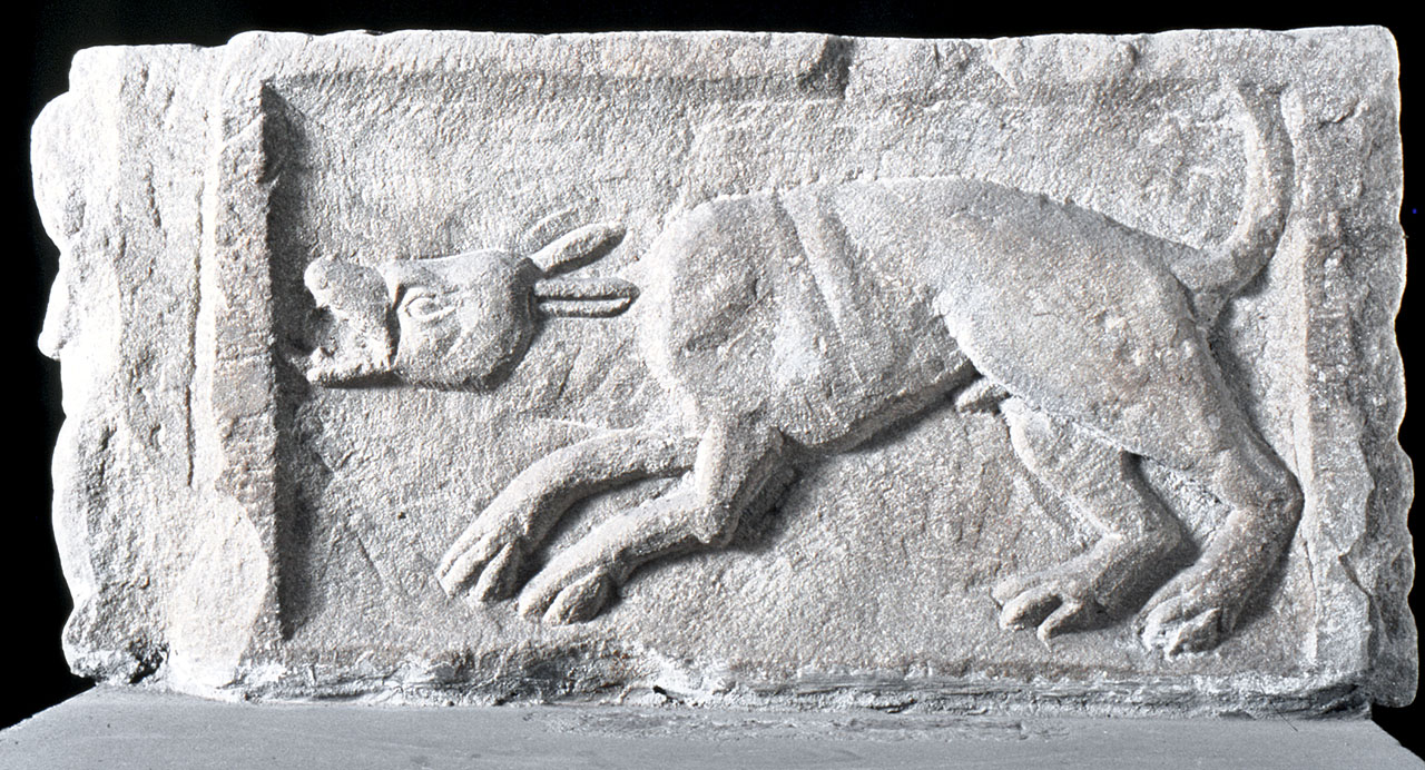 rilievo, frammento - bottega fiorentina (secc. XIV/ XV)