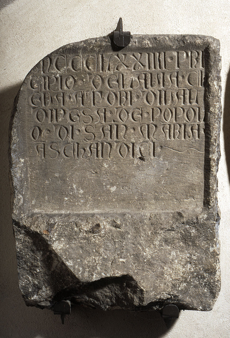 lapide - bottega fiorentina (terzo quarto sec. XIV)
