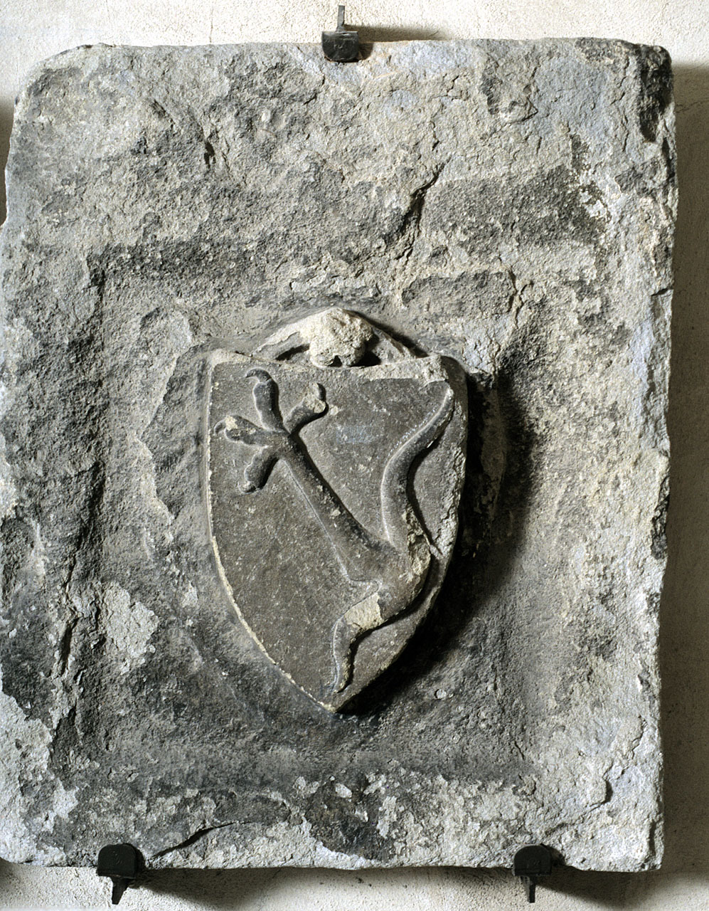 stemma gentilizio della famiglia Tornabelli (?) (lapide tombale) - bottega fiorentina (sec. XIV)