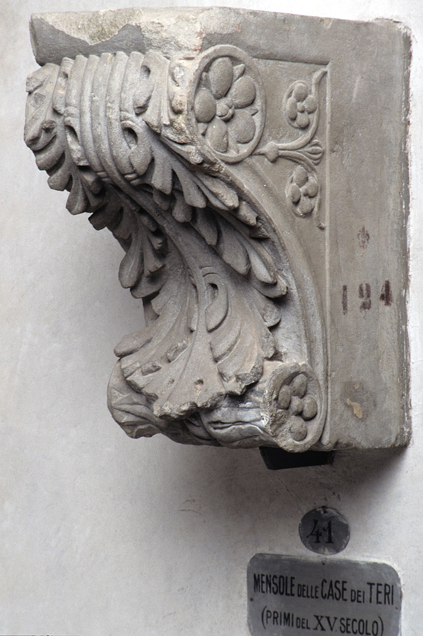 mensola - bottega fiorentina (prima metà sec. XV)