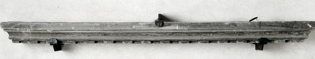 cornice architettonica, frammento - bottega fiorentina (secc. XIV/ XV)