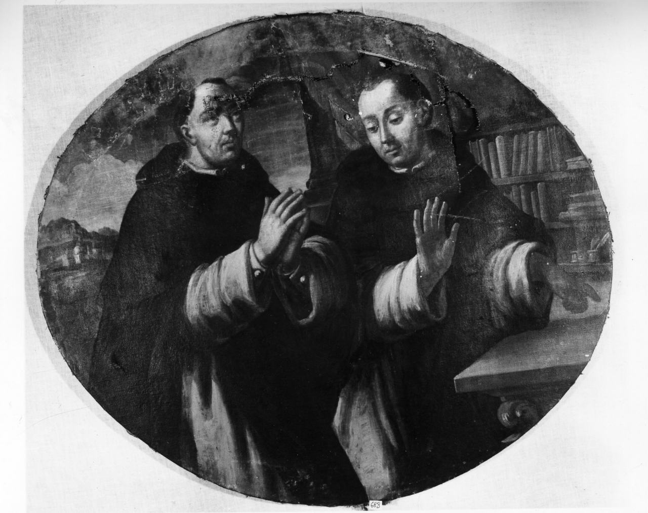 frati domenicani (dipinto) - ambito fiorentino (prima metà sec. XVIII)