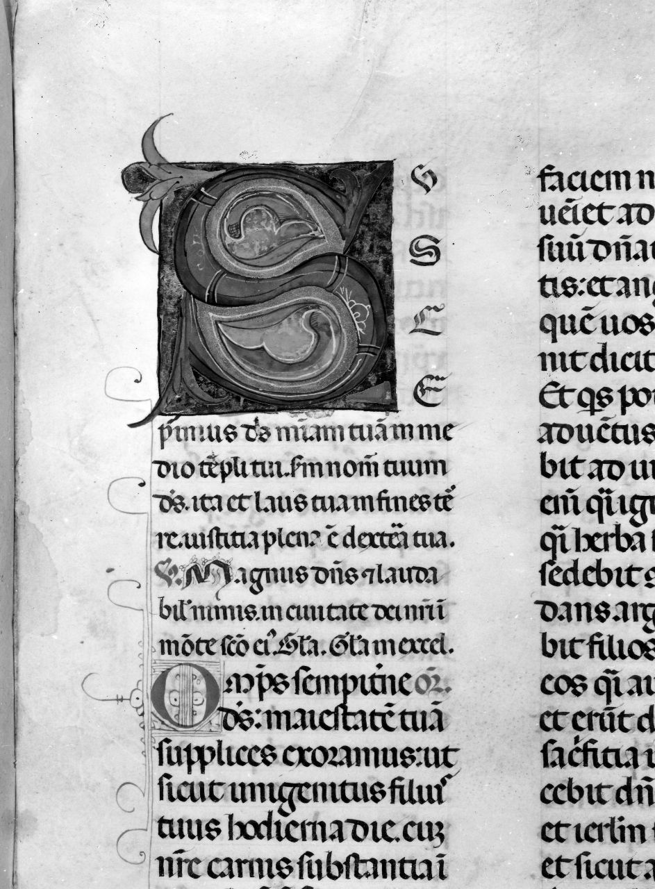 miniatura di Strozzi Zanobi di Benedetto (bottega), Battista di Niccolò da Padova (attribuito) (secondo quarto sec. XV)