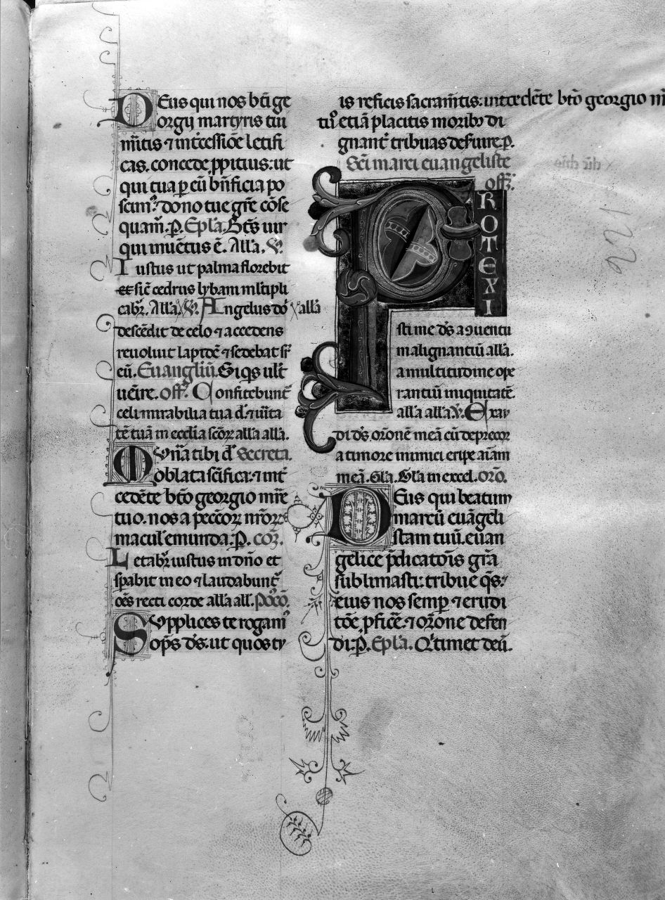 miniatura di Strozzi Zanobi di Benedetto (bottega), Battista di Niccolò da Padova (attribuito) (secondo quarto sec. XV)