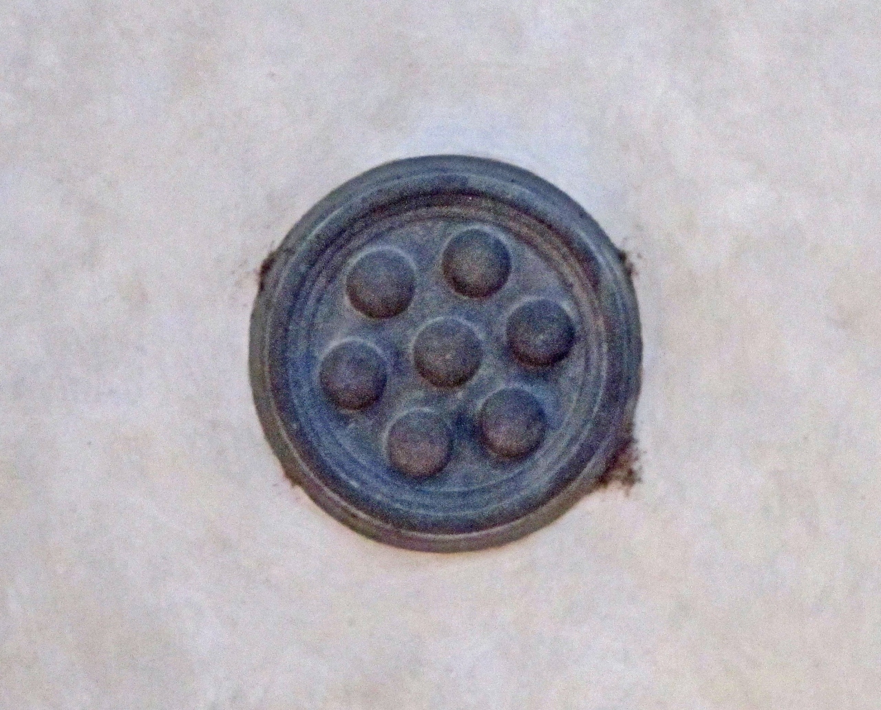 stemma gentilizio della famiglia Medici (rilievo) - bottega fiorentina (sec. XV)