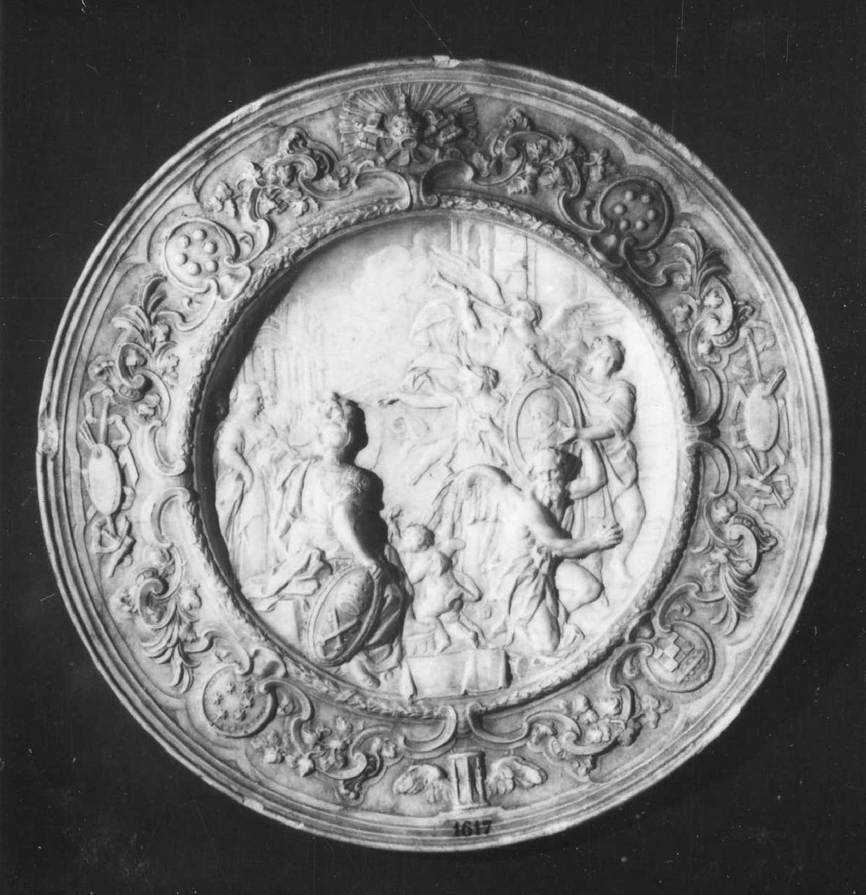 calco di piatto - manifattura di Doccia (sec. XVIII)