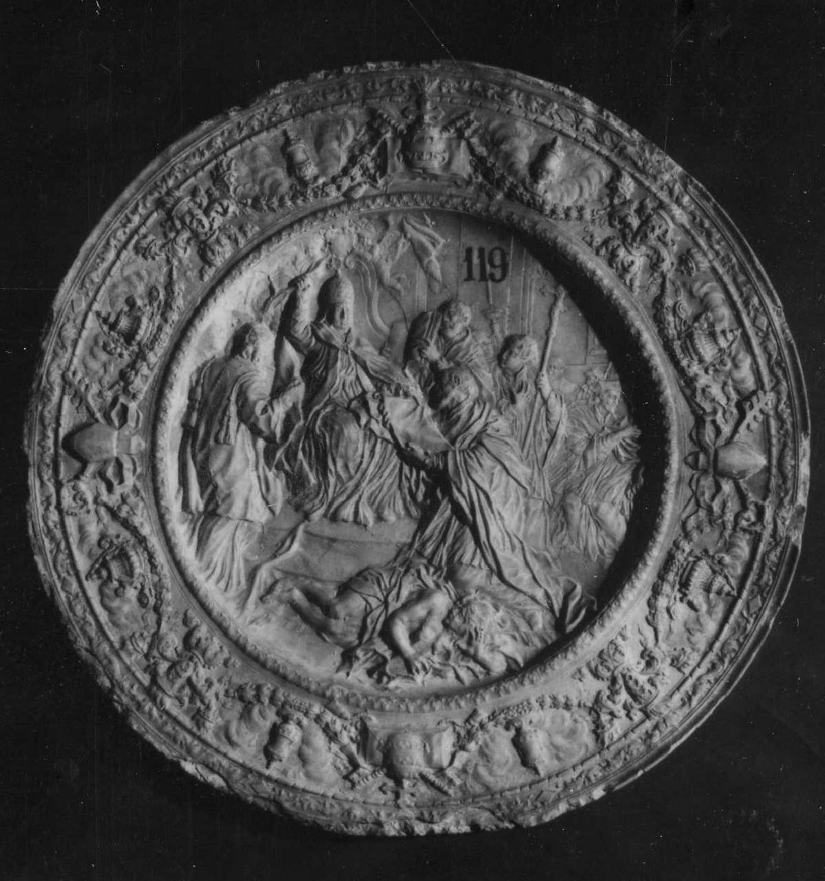 calco di piatto - manifattura di Doccia (sec. XVIII)