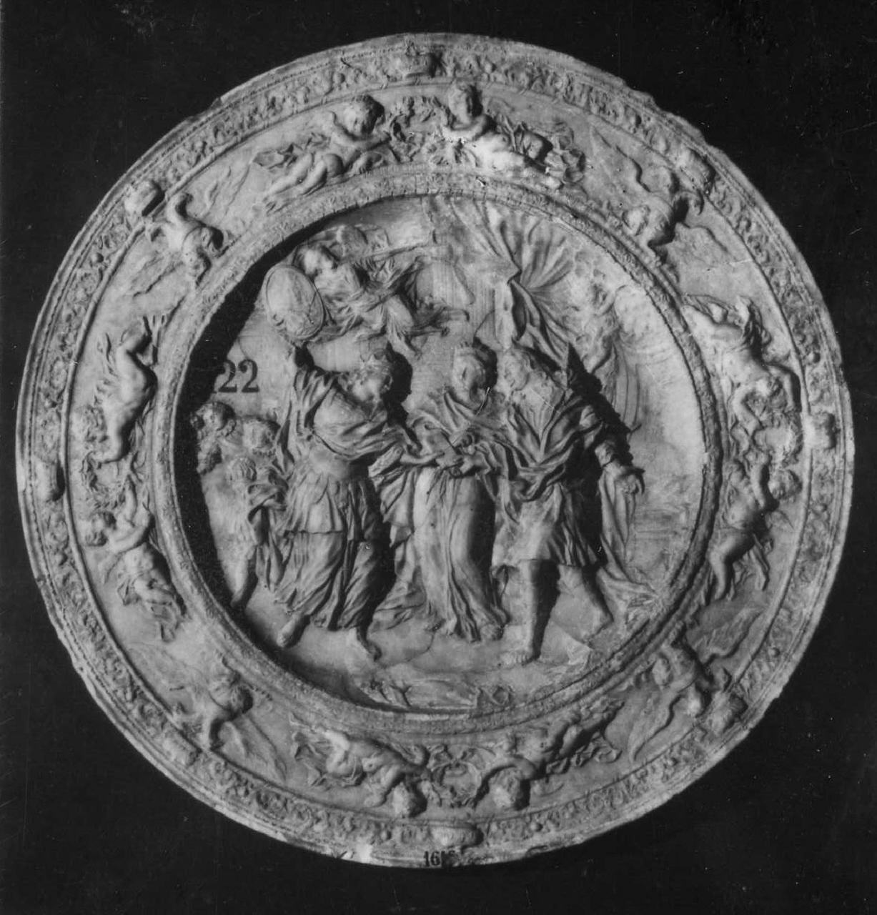 calco di piatto - manifattura di Doccia (sec. XVIII)