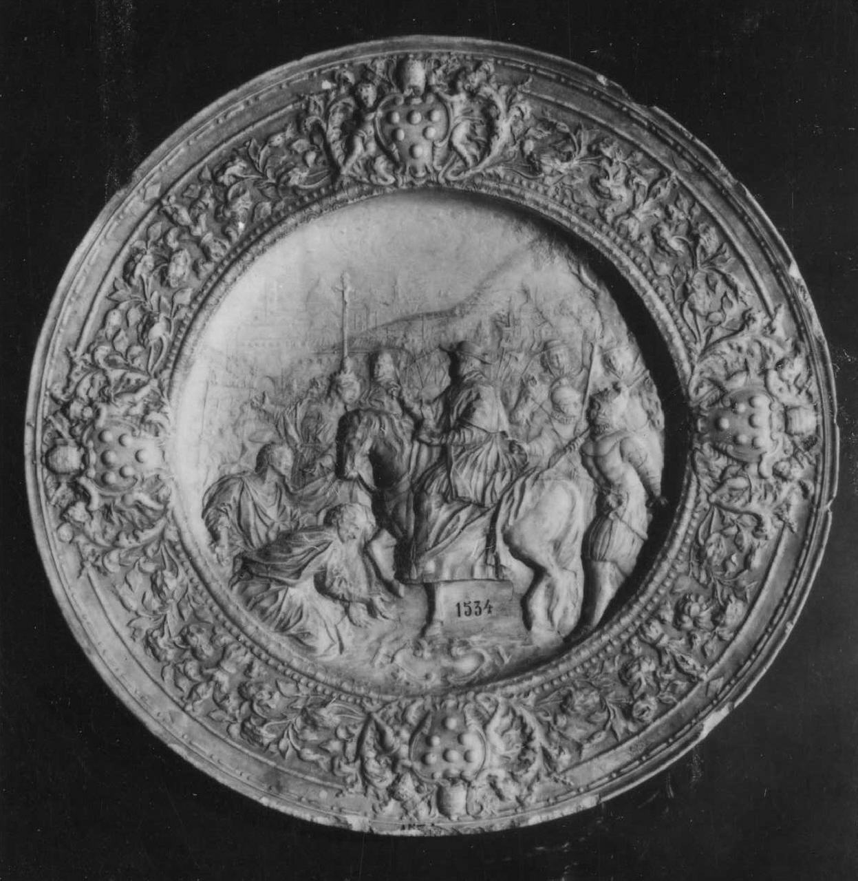 calco di piatto - manifattura di Doccia (sec. XVIII)