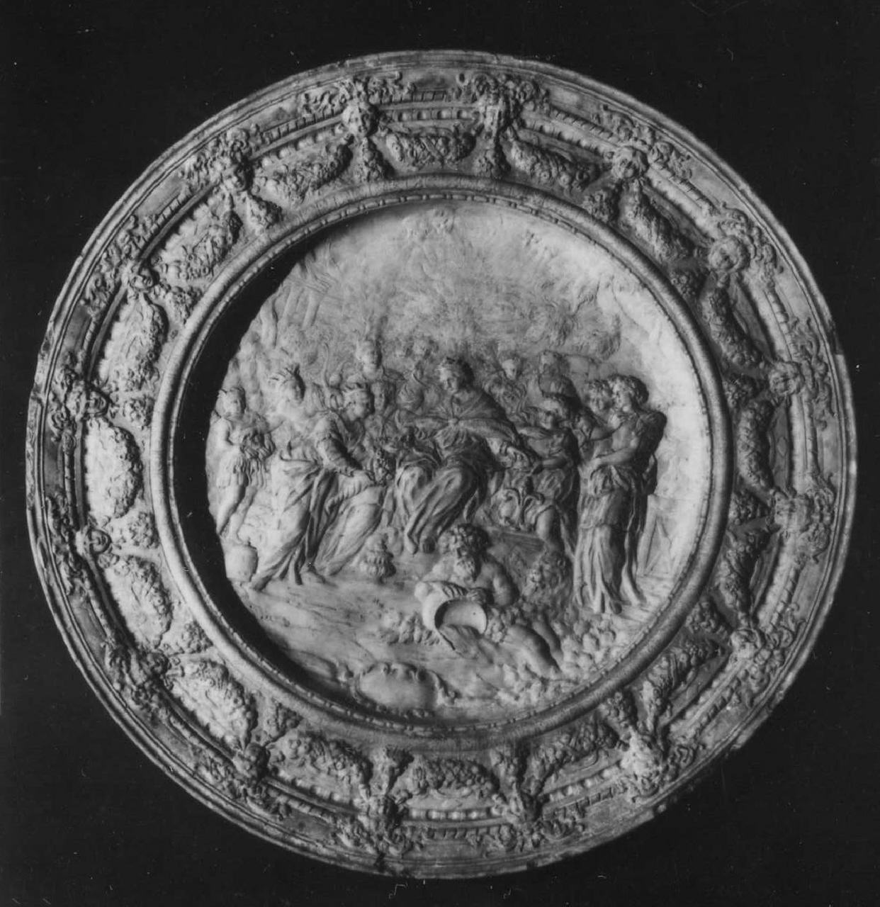 calco di piatto - manifattura di Doccia (sec. XVIII)