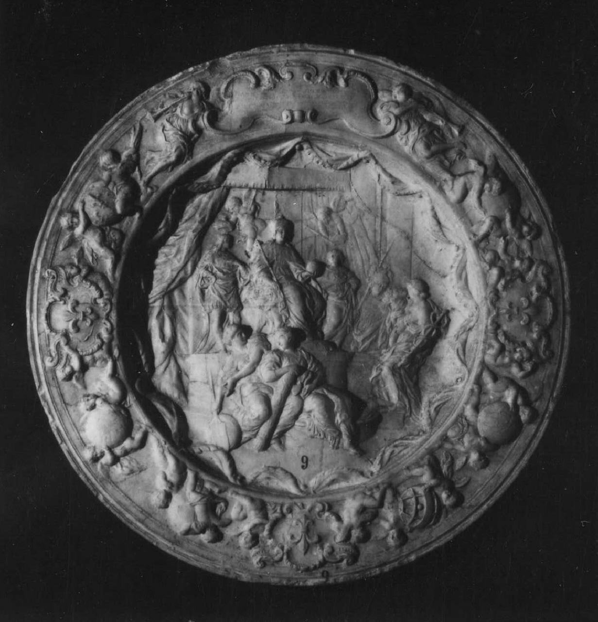 calco di piatto - manifattura di Doccia (sec. XVIII)