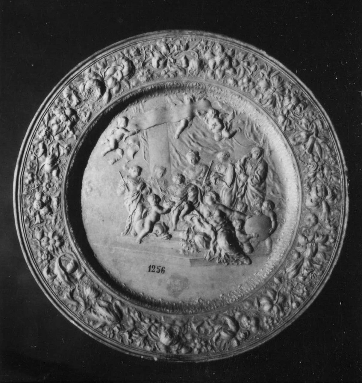 calco di piatto - manifattura di Doccia (sec. XVIII)