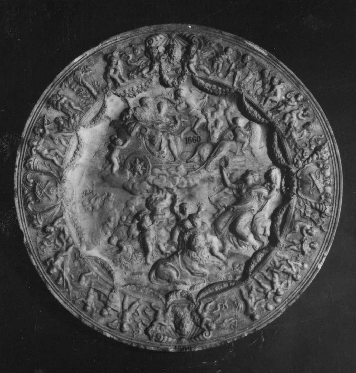 calco di piatto - manifattura di Doccia (sec. XVIII)