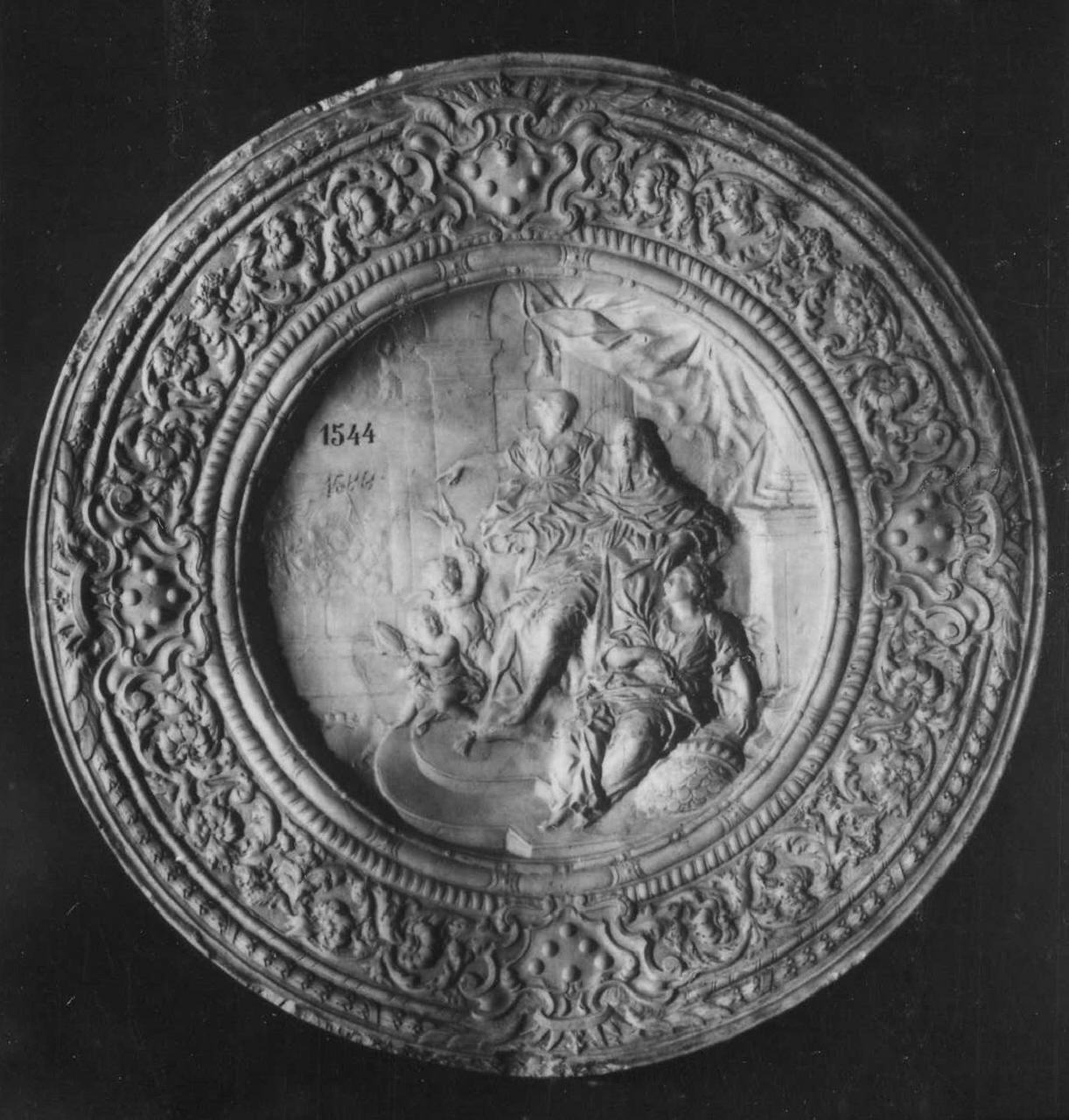 calco di piatto - manifattura di Doccia (sec. XVIII)