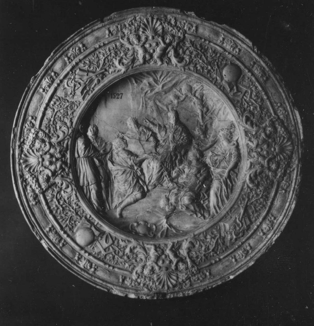 calco di piatto - manifattura di Doccia (sec. XVIII)